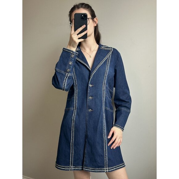 Emroidered Denim Jacket - Picture 1 of 13